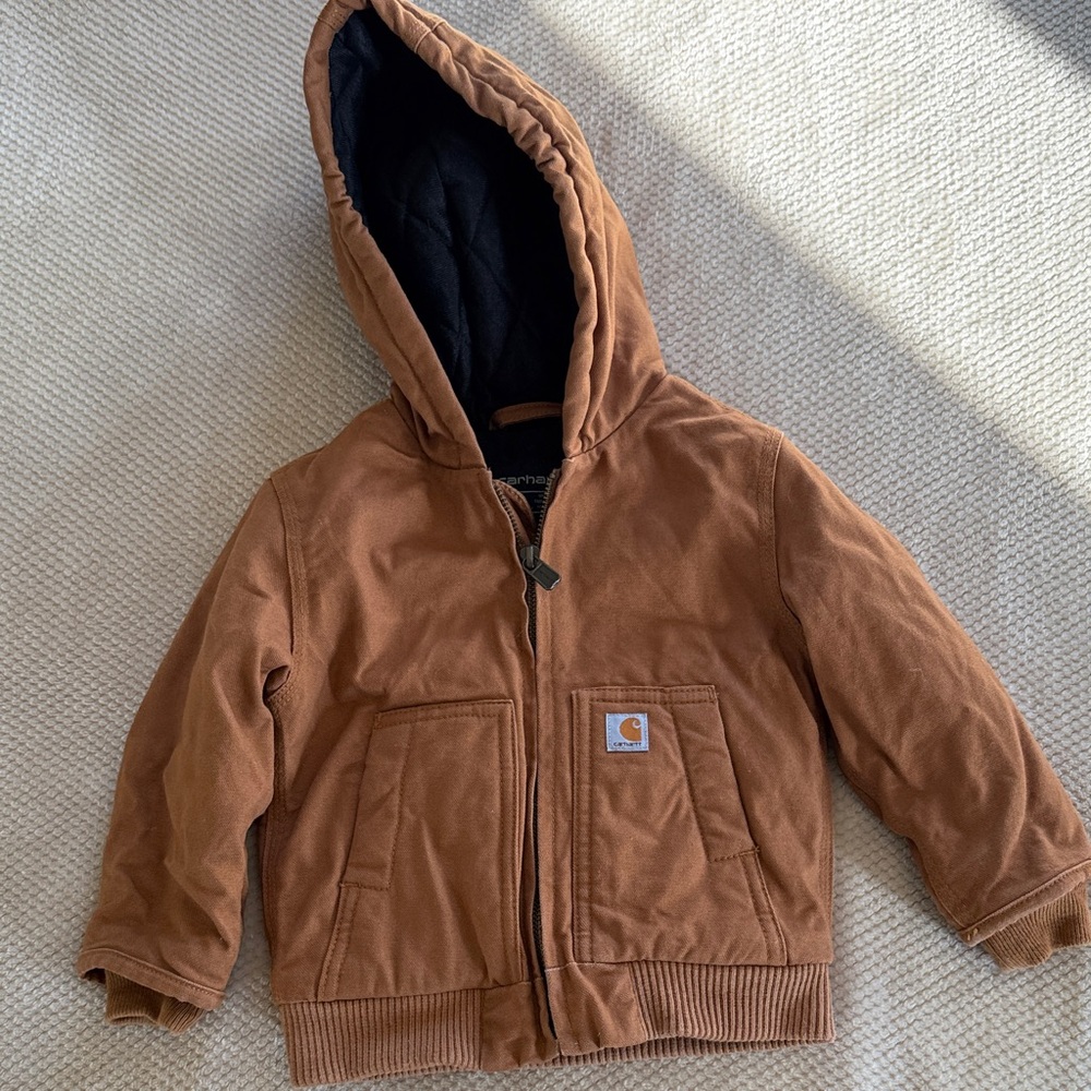 Carhartt Tan Hooded Jacket